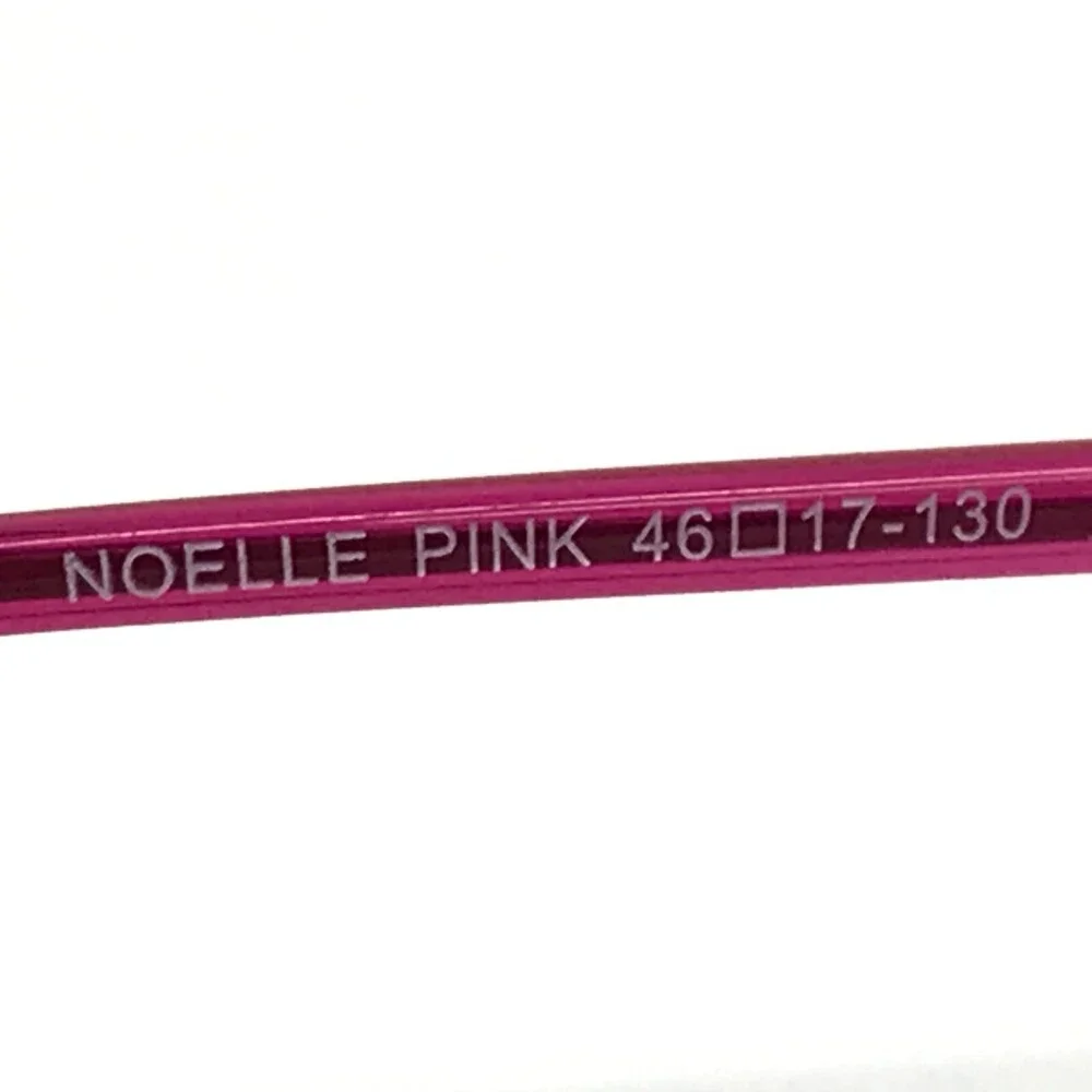 Affordable Designs Eyeglasses Frames NOELLE PINK Rectangular Full Rim 46-17-130